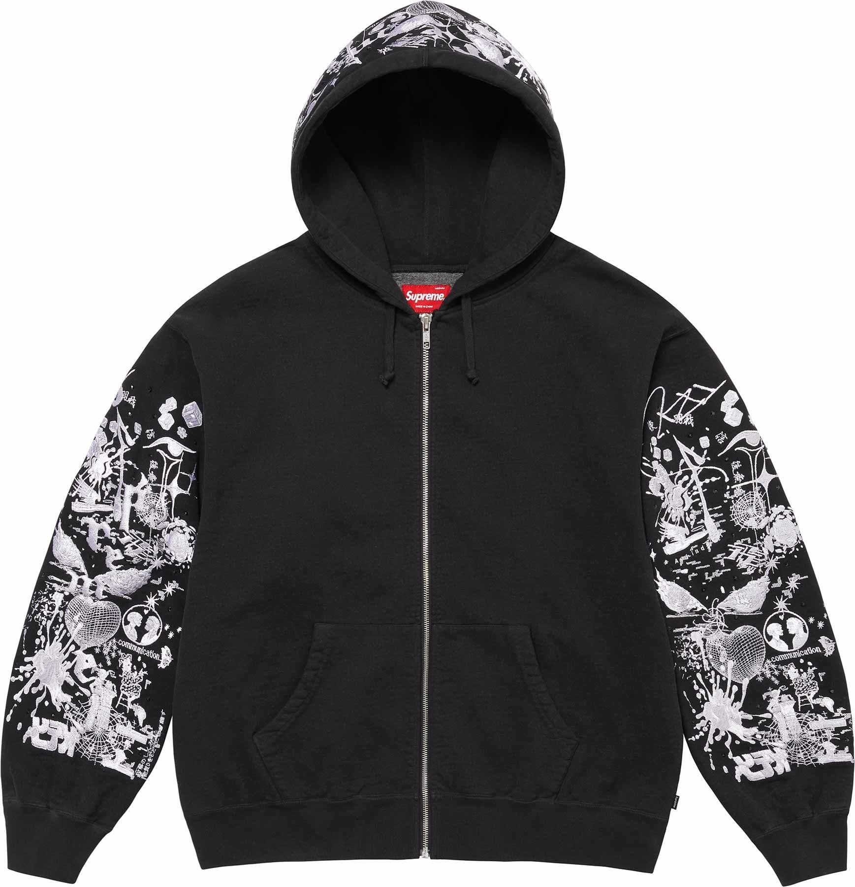 AOI Zip Up Hooded Sweatshirt view 8